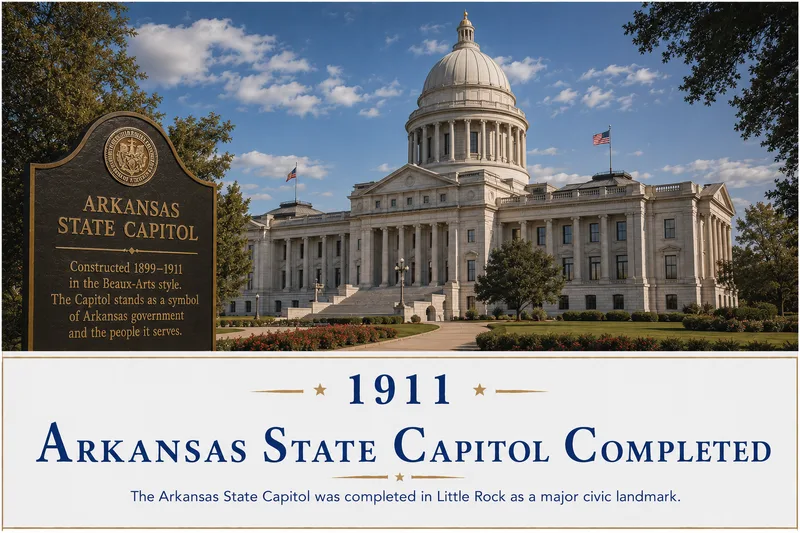 Arkansas State Capitol Completed