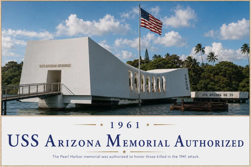 USS Arizona Memorial Authorized