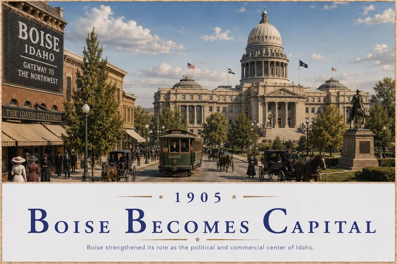 Boise Becomes Capital