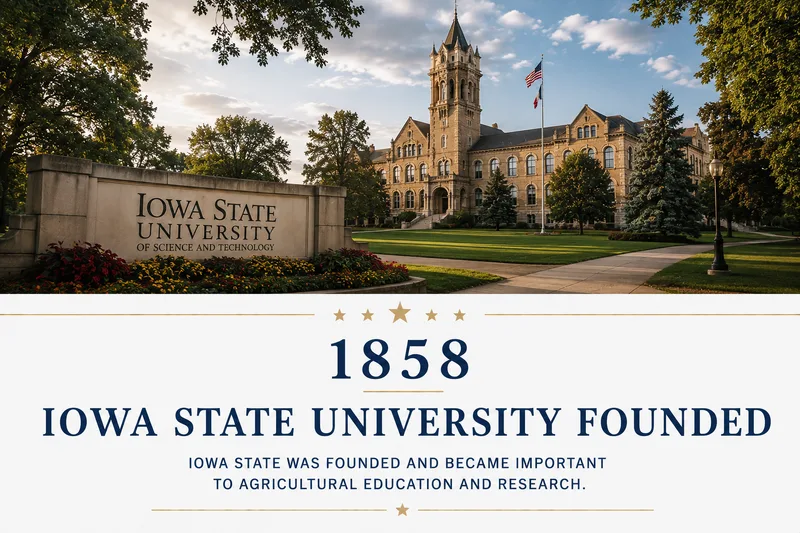 Iowa State University Founded