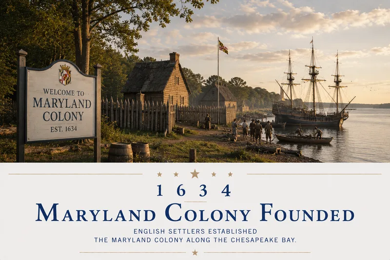 Maryland Colony Founded