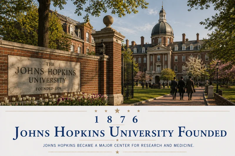 Johns Hopkins University Founded