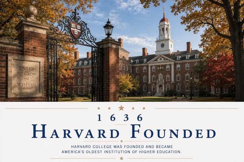 Harvard Founded