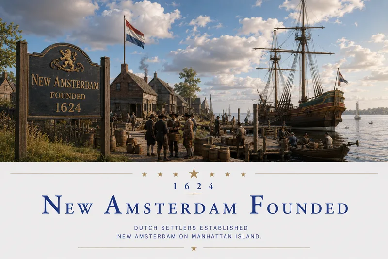 New Amsterdam Founded