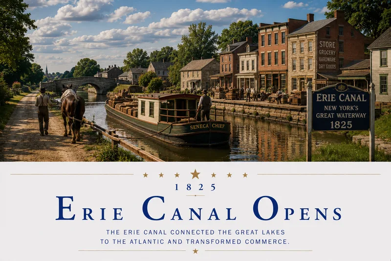 Erie Canal Opens