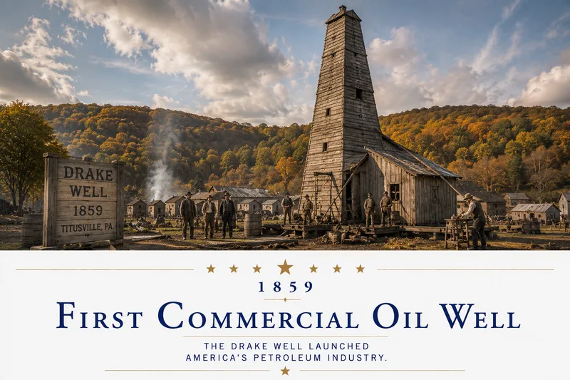 First Commercial Oil Well