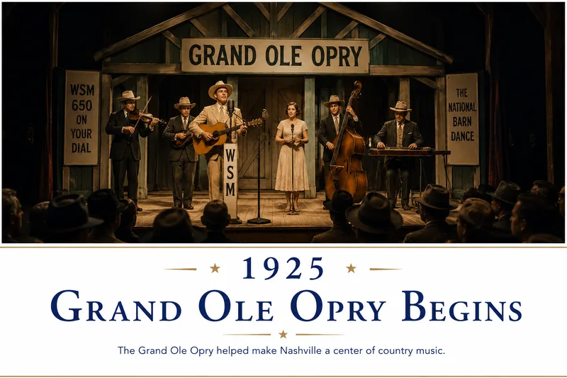 Grand Ole Opry Begins