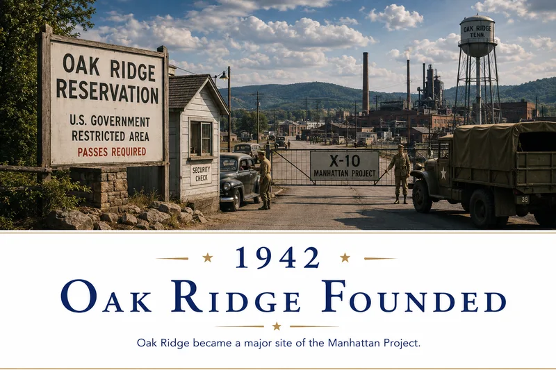 Oak Ridge Founded