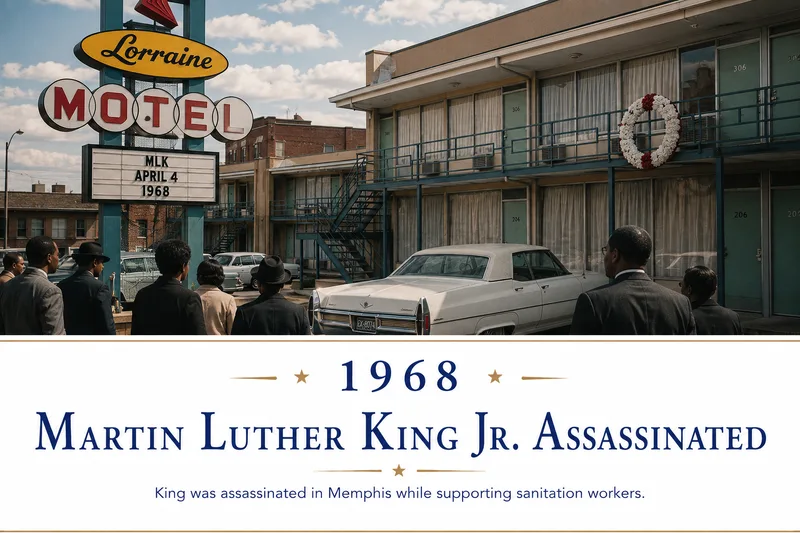 Martin Luther King Jr. Assassinated