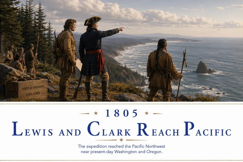 Lewis and Clark Reach Pacific