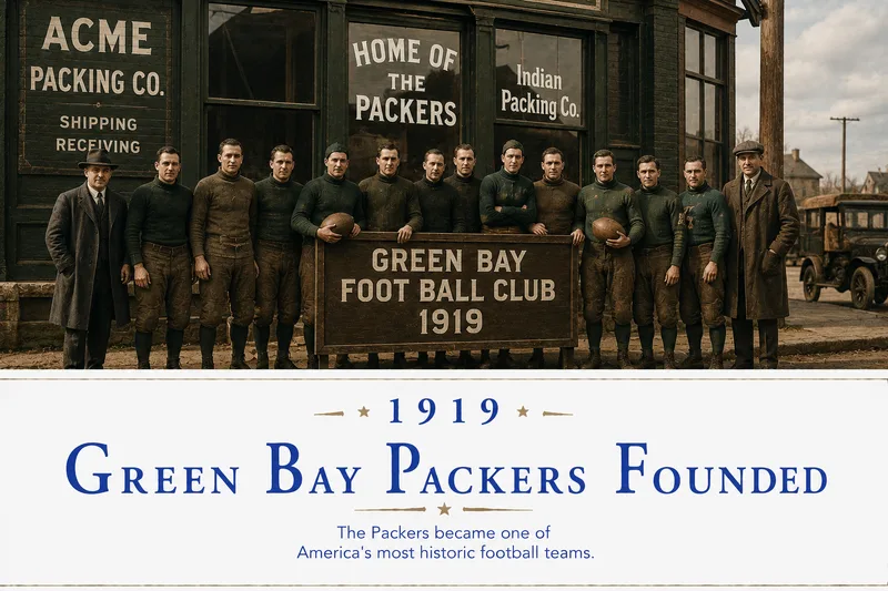Green Bay Packers Founded
